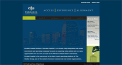 Desktop Screenshot of parallelcapitalpartners.com